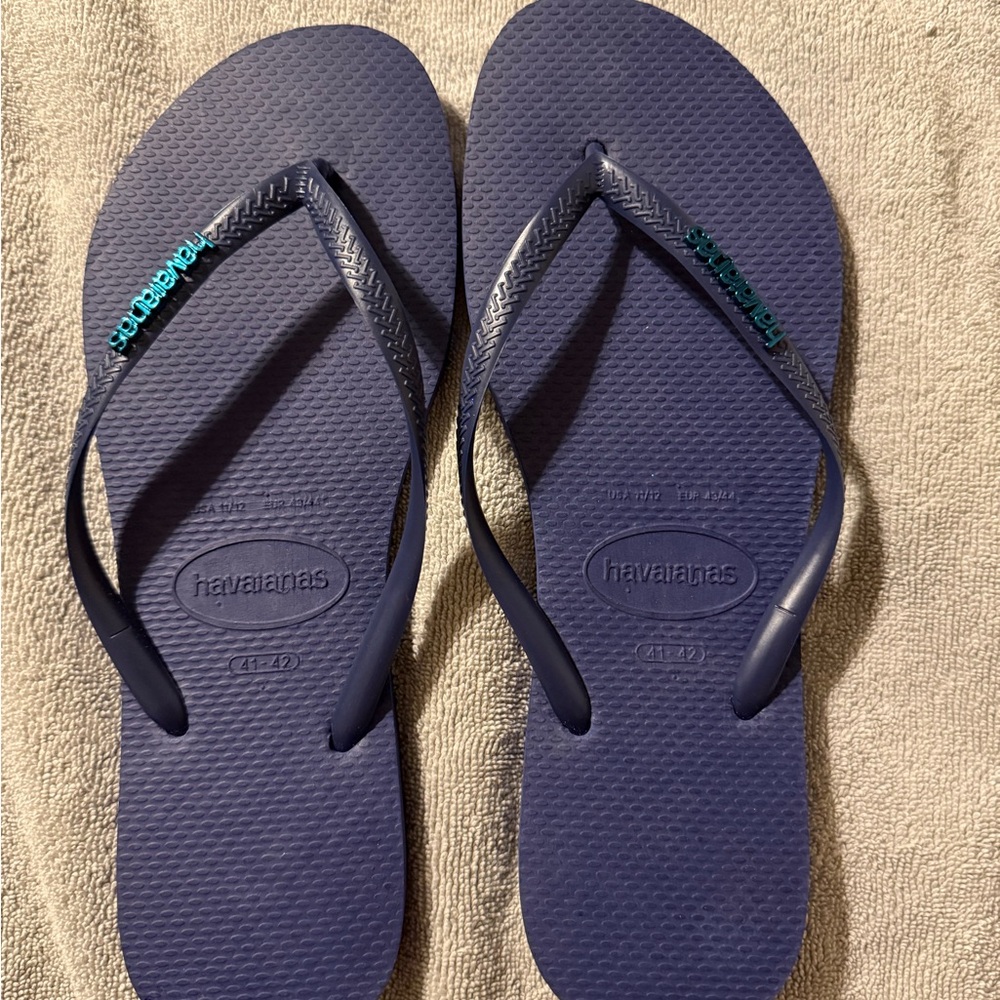 Havaianas Navy Flip Flops